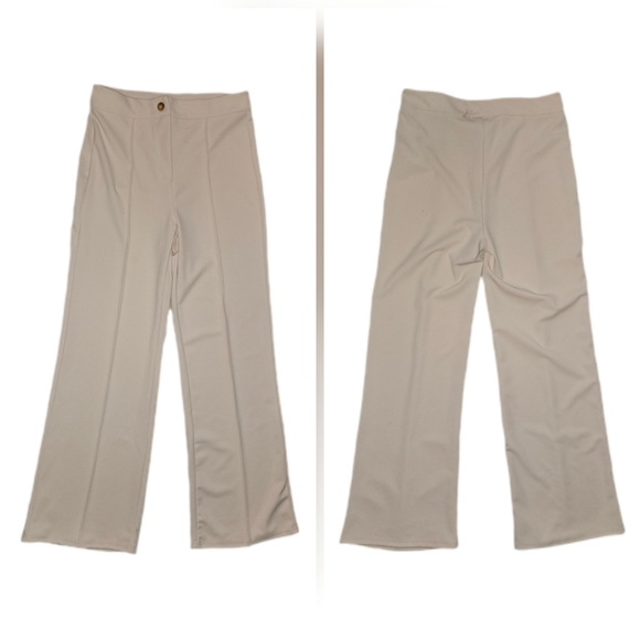 SHEIN | Cream Women's Flared Pants - Picture 2 of 5